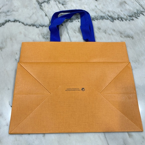 Louis Vuitton shopping bag. About 10 x 8 in size. - Picture 2 of 3